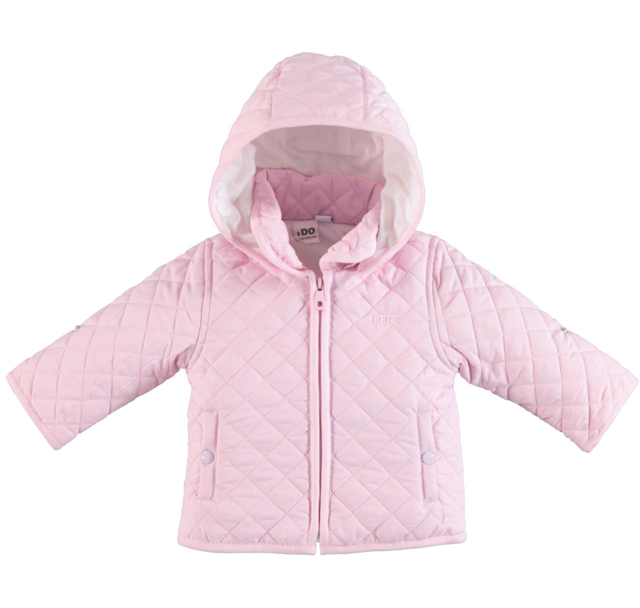 Pink lightweight padded jacket best sale