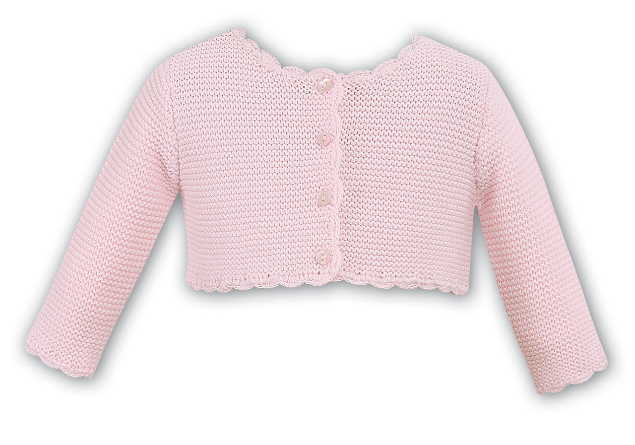 Pink Knit Bolero Cardigan