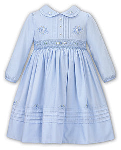 Blue Smocked Dress