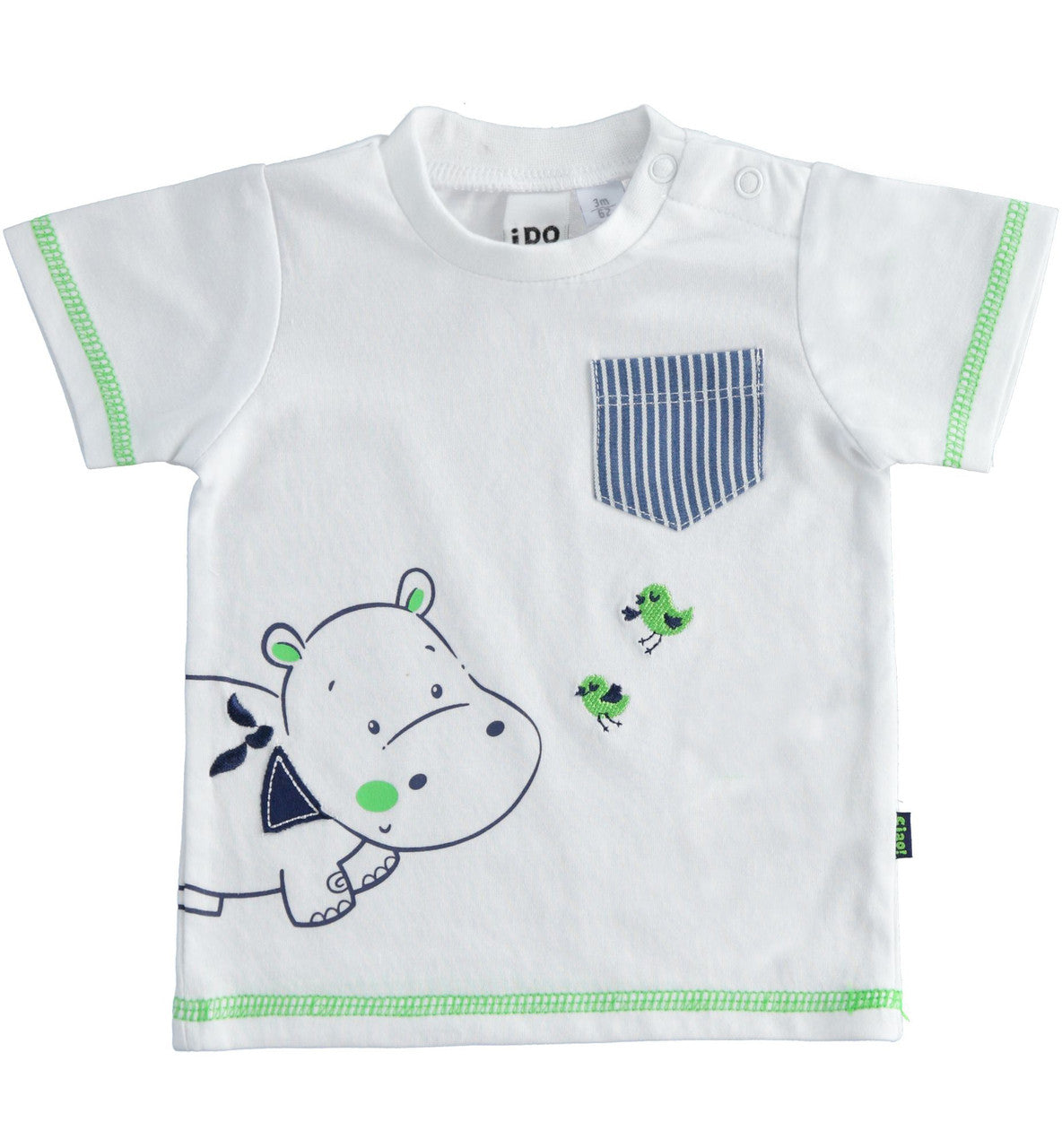 Green Hippo Short Set