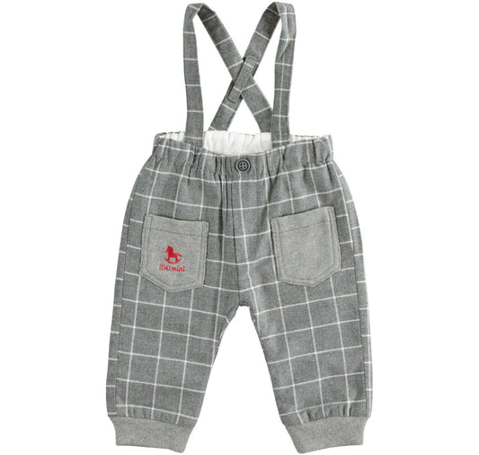 Grey Check Trouser Set