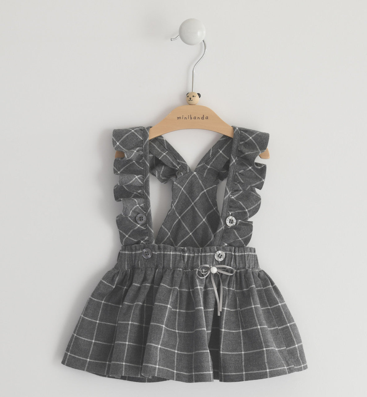 Grey Check Dress Set