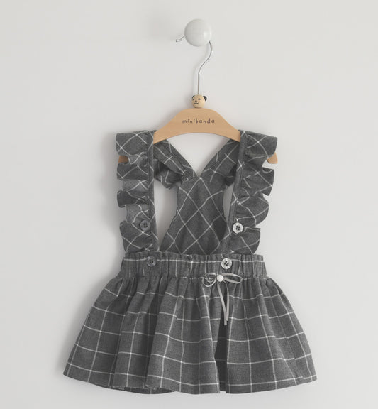 Grey Check Dress Set