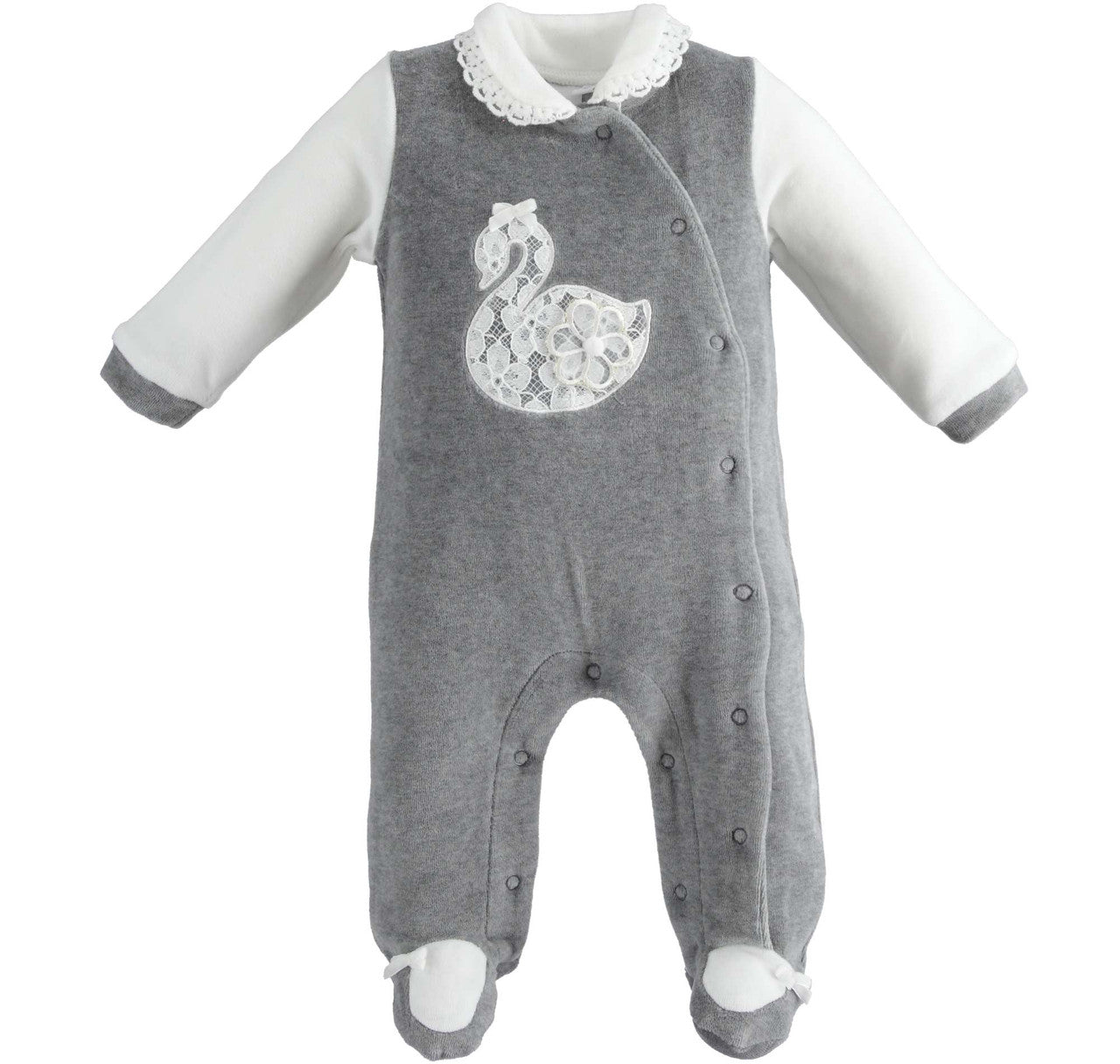 Grey Swan Babygrow