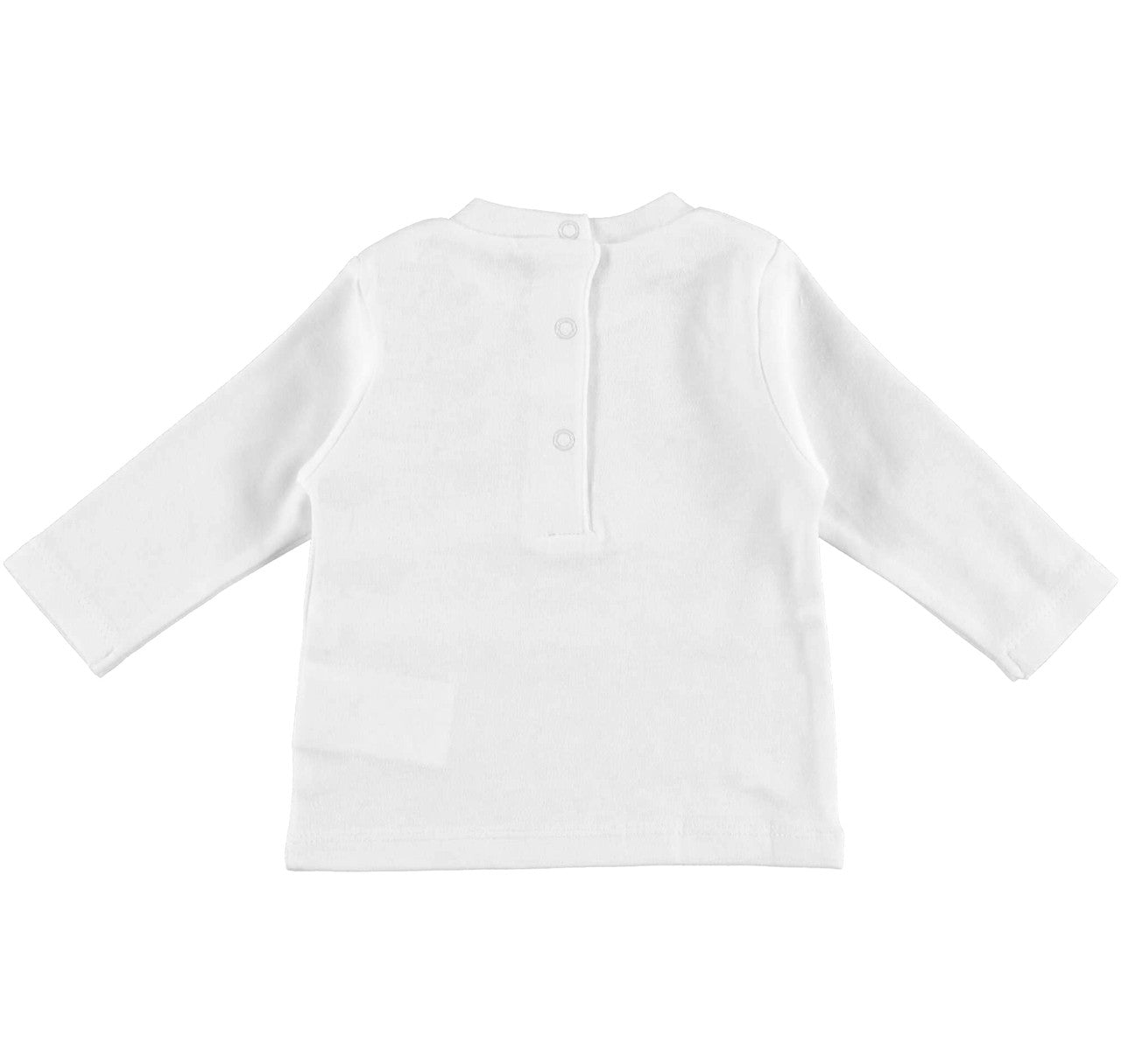 Long Sleeved White Bow Top