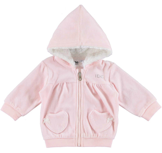 Baby Pink Velour Hoody