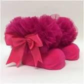 Fuschia Tutu ankle socks