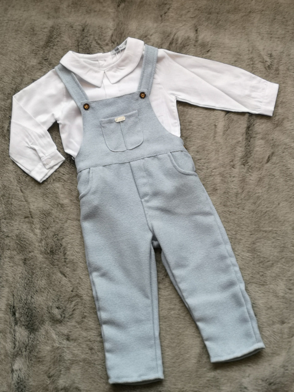 Boys Blue Dungaree Outfit