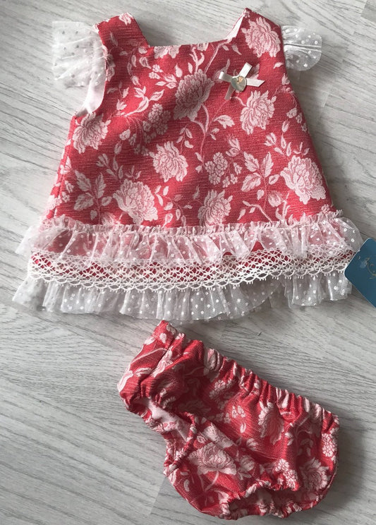 Granlei Coral Dress and Bloomer