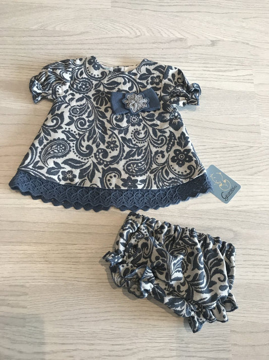 Granlei Blue Dress and Knicker Set