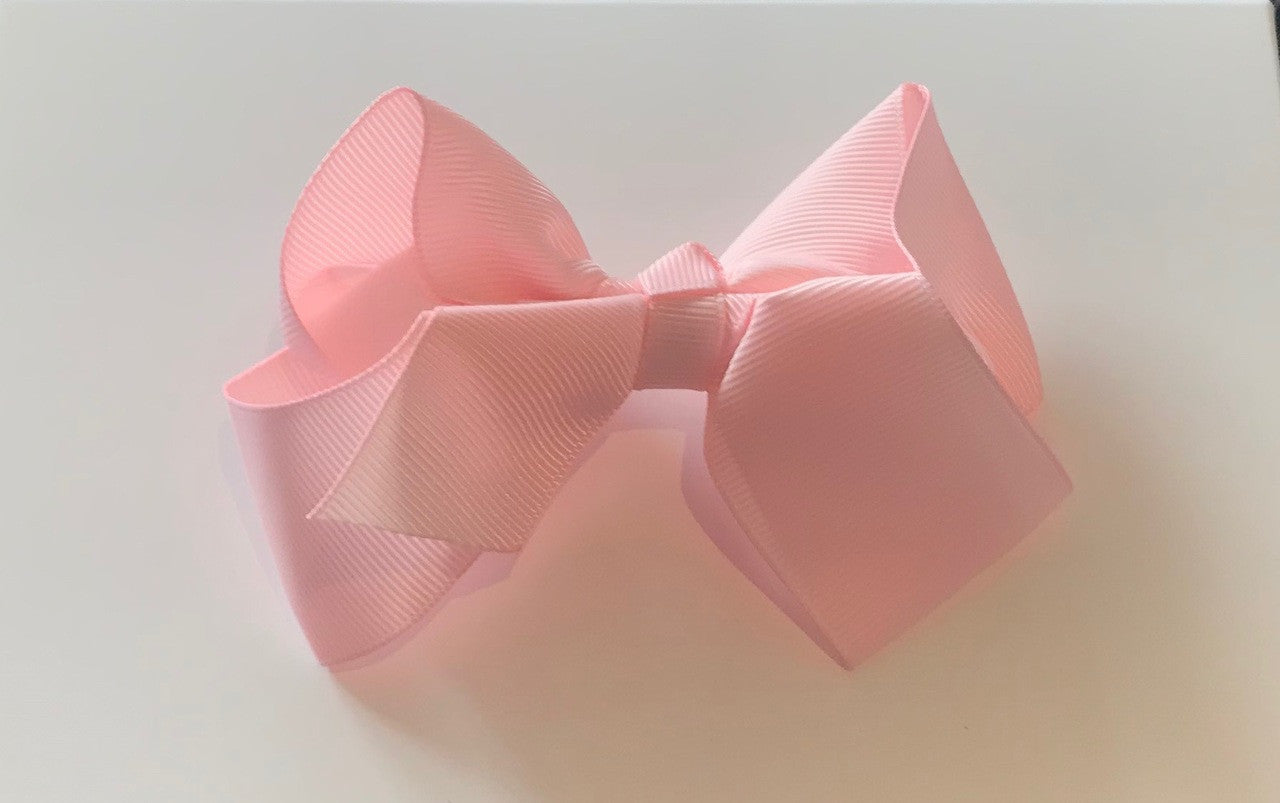 4" Light Pink Classic Bow