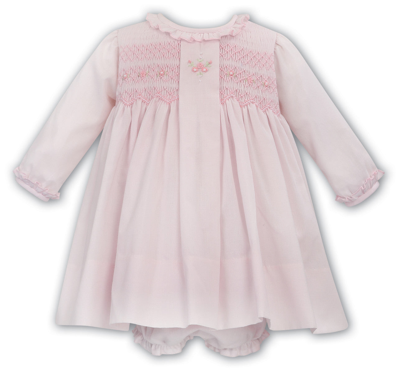 Pink Smocked Dress and Bloomers
