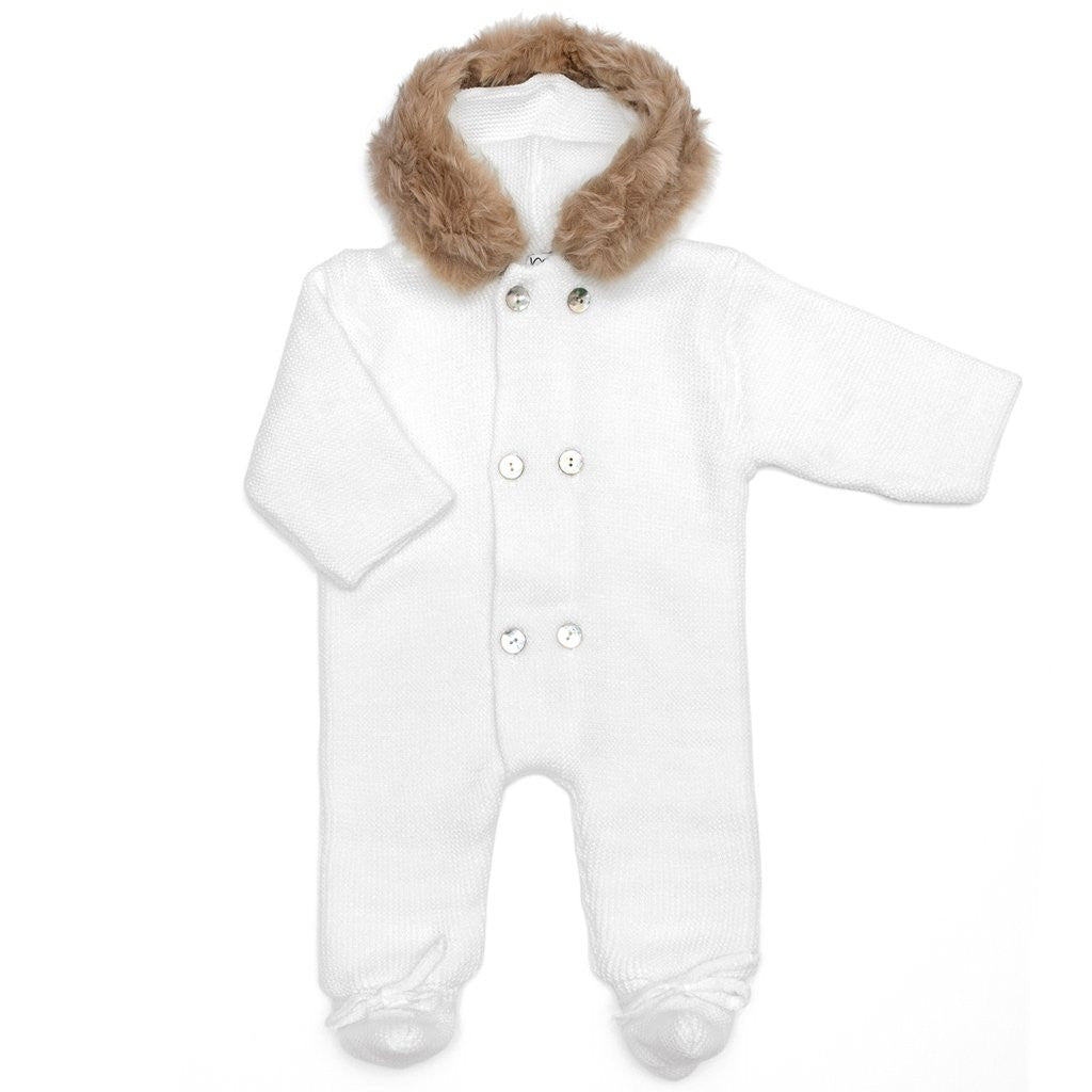 Mebi knitted pram hot sale suit